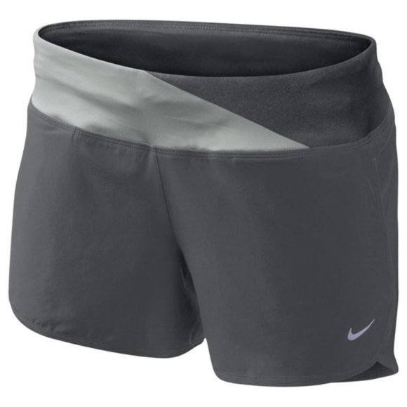 Nike 4" SW Rival Dri-FIT Running Shorts Black Grey Size XS